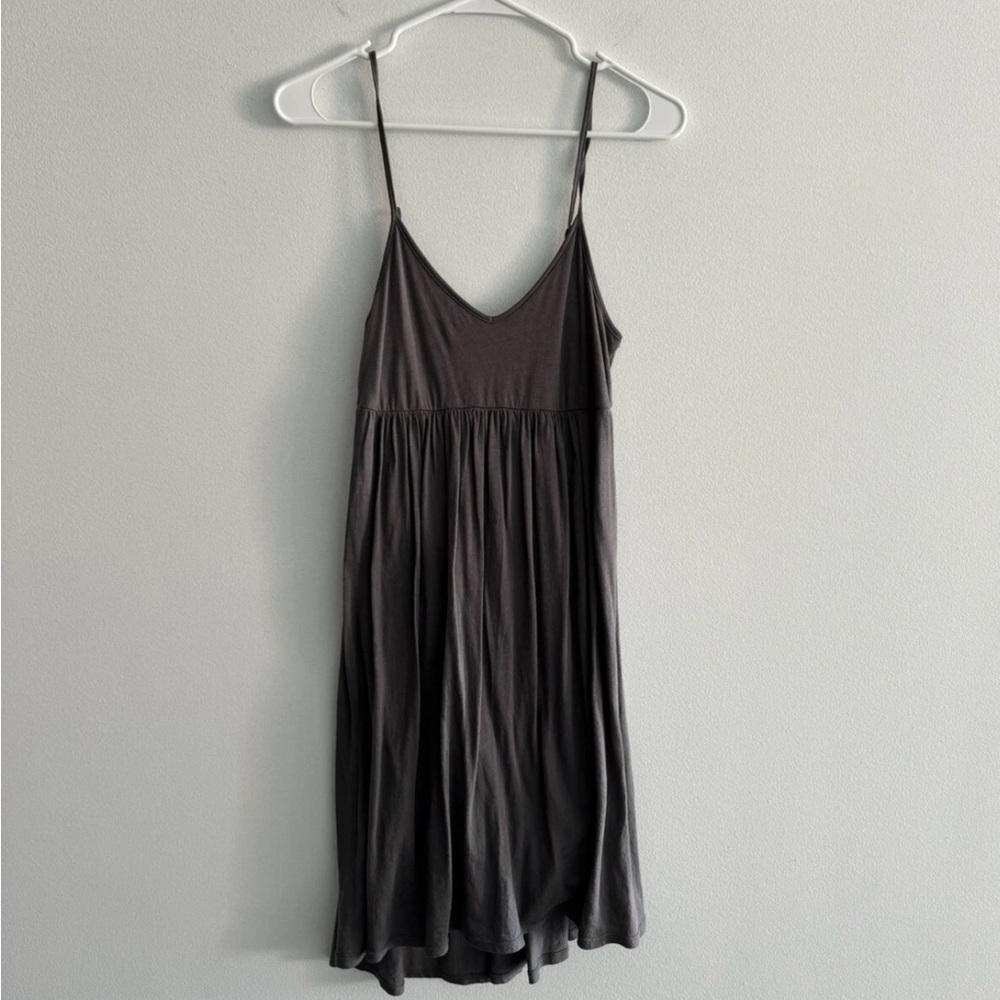 Three Dots Supima Cotton Dress – XS – Dark Gray